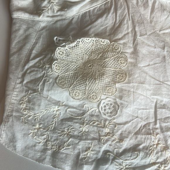 Anthropologie - camisole, handkerchief style white tank, L - Picture 7 of 13